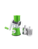 TableTop Drum Grater – 3-in-1 Manual Vegetable Cutter, Slicer & Grater (Random Color)