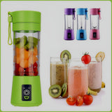 Portable Mini 6-Blade Juicer Blender – USB Rechargeable Smoothie Cup (380ml)