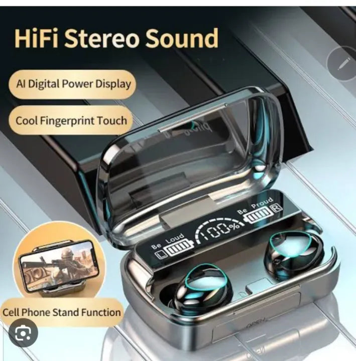 DaMix Original M10 Bluetooth Earbuds with LED Display & Power Bank Case