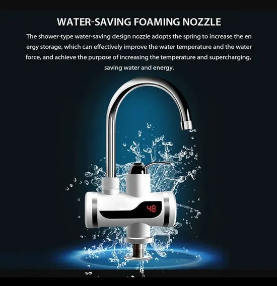 Electric Kitchen Instant Water Heater Tap – Instant Hot Water Faucet