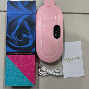 Heating Pad women Period Pain Cramp Relief Belt -Portable Menstrual Heating Pad, Heated Belly Belt for Menstrual Cramp Relief with 3 Heat Levels and 4 Modes, Electric Belt Massage for Women and Girls - Electric Massager Machine for Women