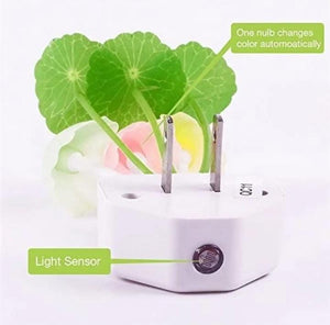 Mushroom LED Night Light – Dusk to Dawn Sensor Flower Lamp for Bedroom & Kids Room
