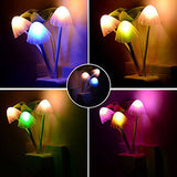 Mushroom LED Night Light – Dusk to Dawn Sensor Flower Lamp for Bedroom & Kids Room