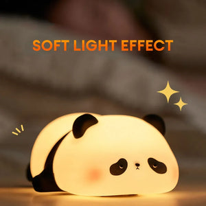 Rechargeable Panda Night Lamp – Soft Silicone Touch Light for Kids & Bedroom