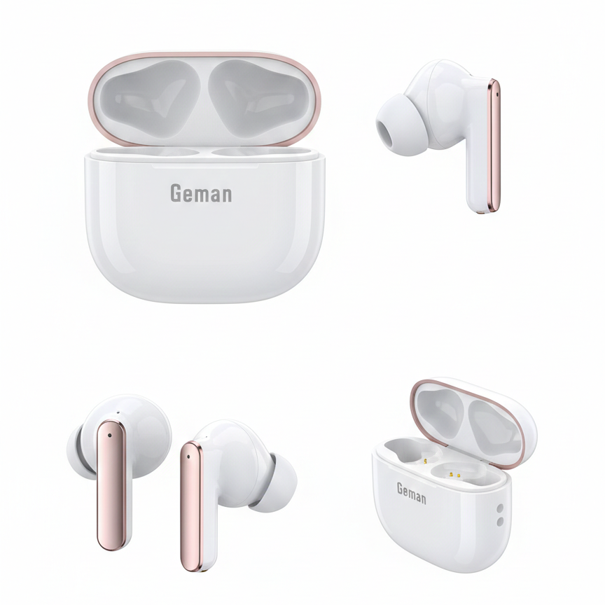Geman GS-09 Hi-Fi Wireless Headset – Long Battery Bluetooth Headphones