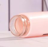 BPA-Free Glass Water Bottle – 400ml Portable Tumbler with Protective Shell (Random Color)