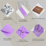 16-in-1 Stainless Steel Nail Care Kit – Professional Manicure & Pedicure Set (Random Color Case)